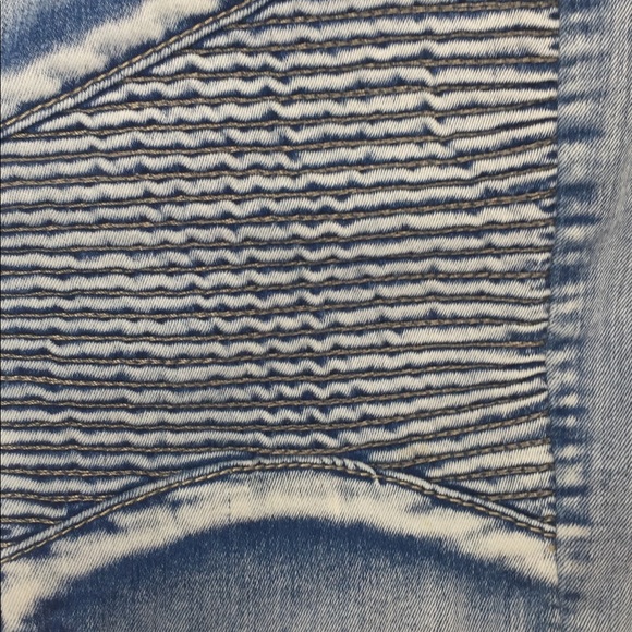 Girls biker blue jeans size 10 VIP Jeans - Picture 5 of 9